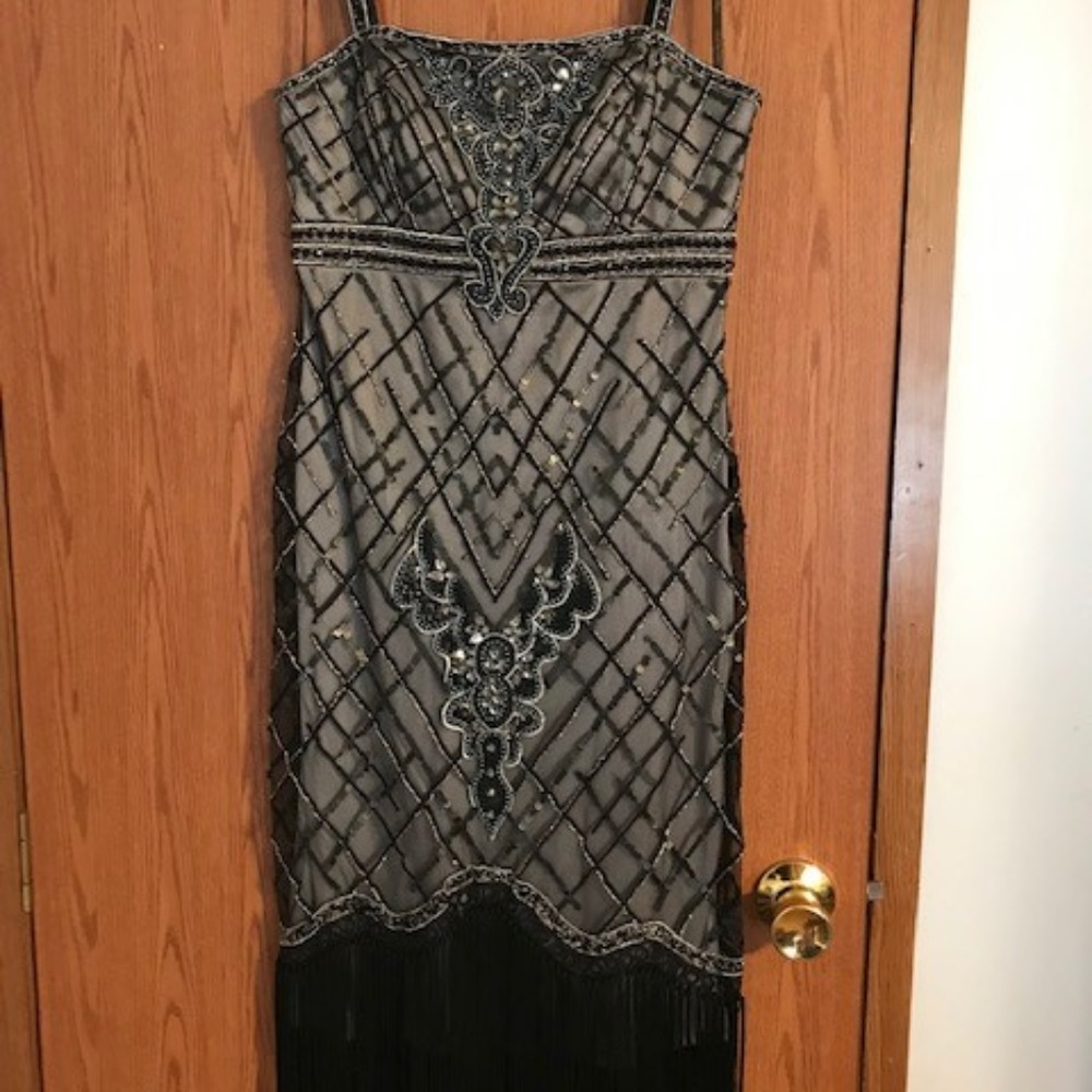 1920's style beaded cocktail dress